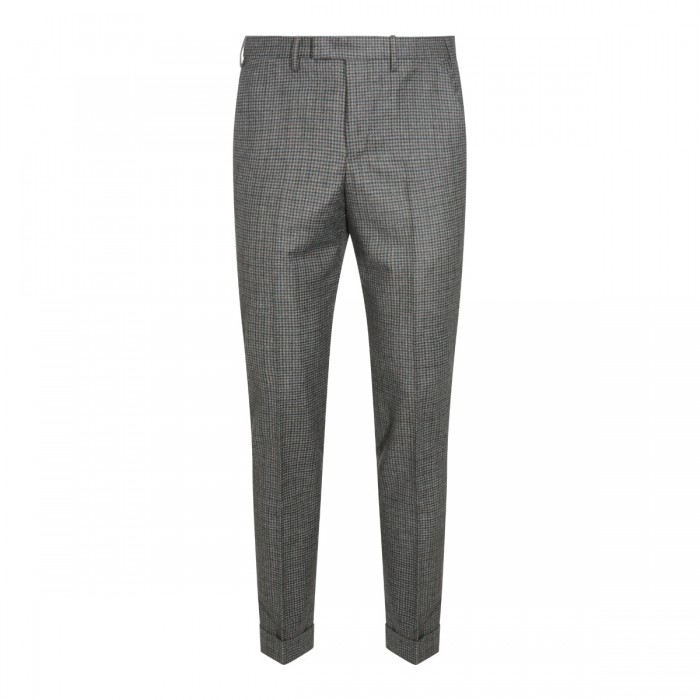 GREY WOOL PANTS