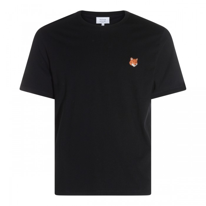 BLACK COTTON T-SHIRT