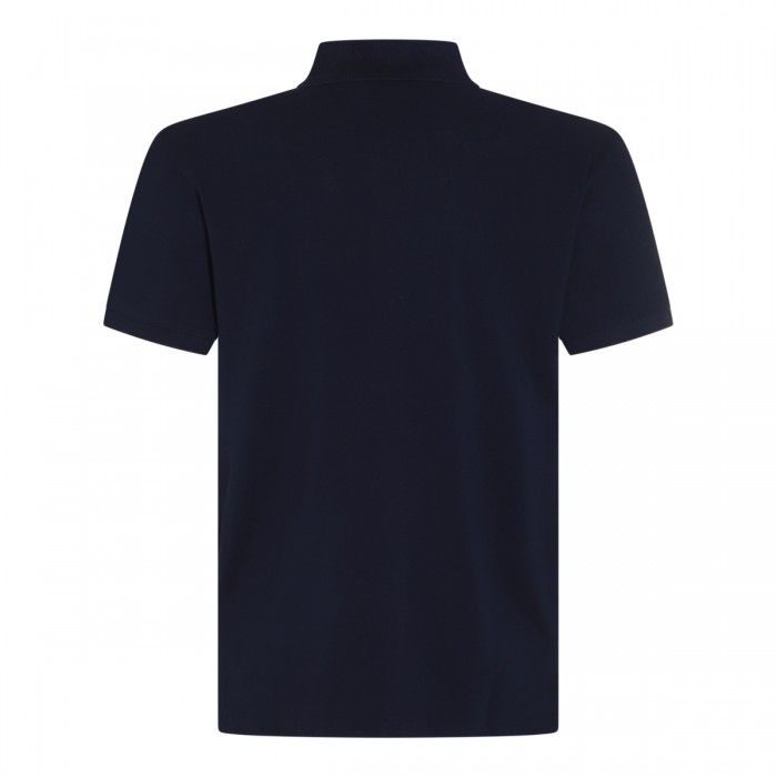 DARK BLUE COTTON POLO SHIRT 2