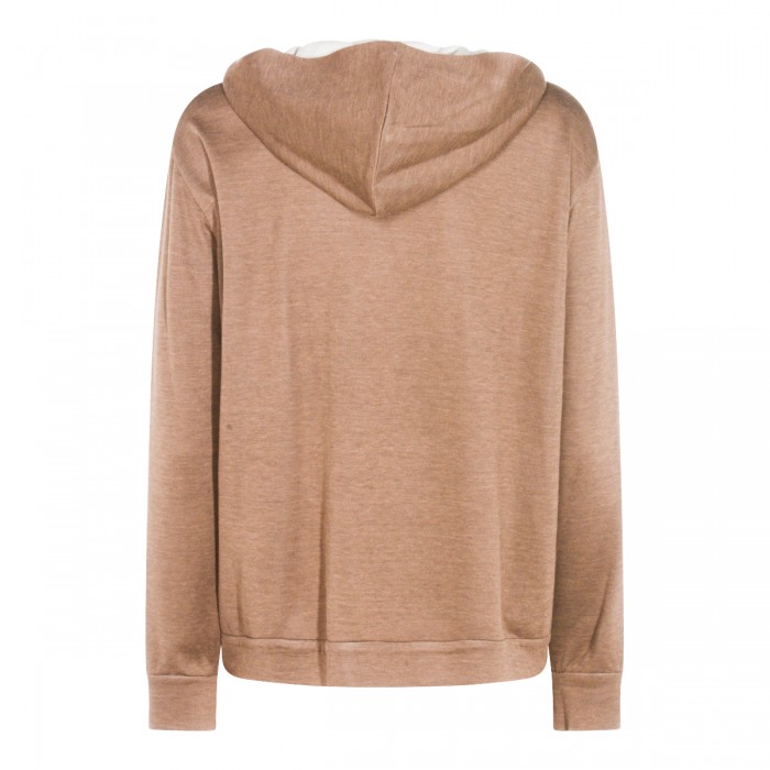 BROWN COTTON SWEATSHIRT 2