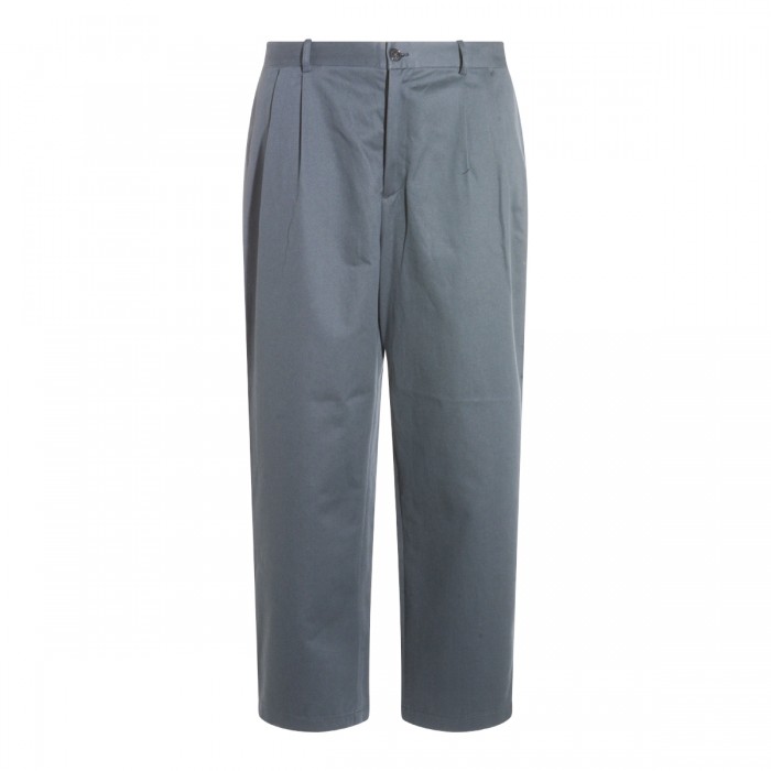 GREY BLUE COTTON PANTS