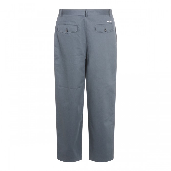 GREY BLUE COTTON PANTS 2