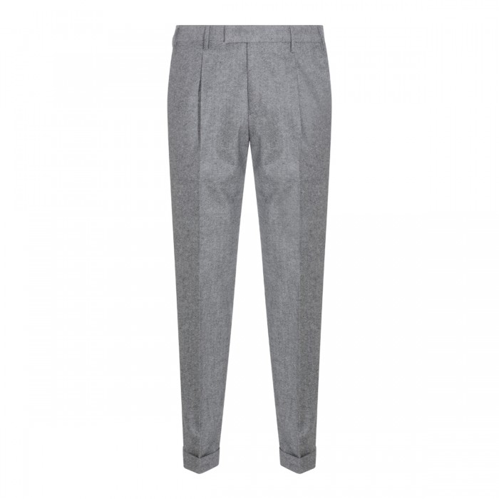 GREY WOOL PANTS