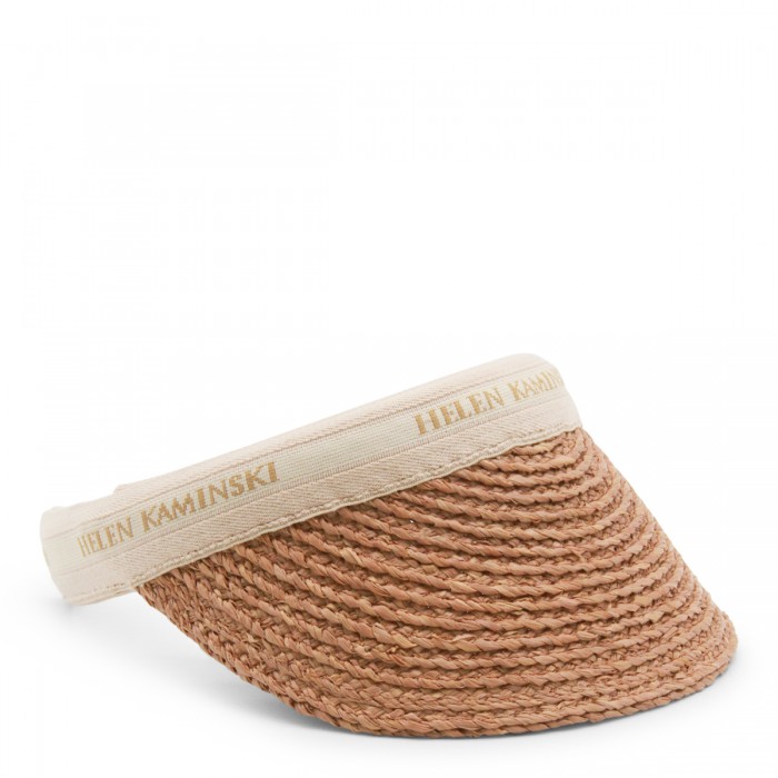 DARK BEIGE RAFFIA HAT