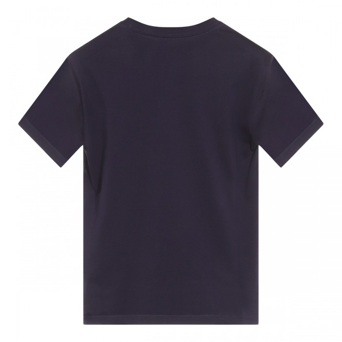 NAVY BLUE COTTON T-SHIRT 2