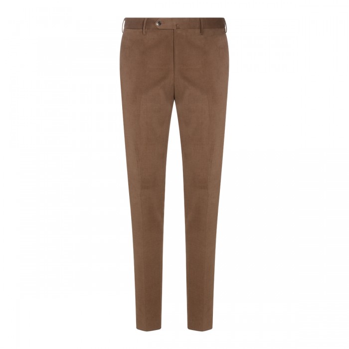 BROWN COTTON PANTS