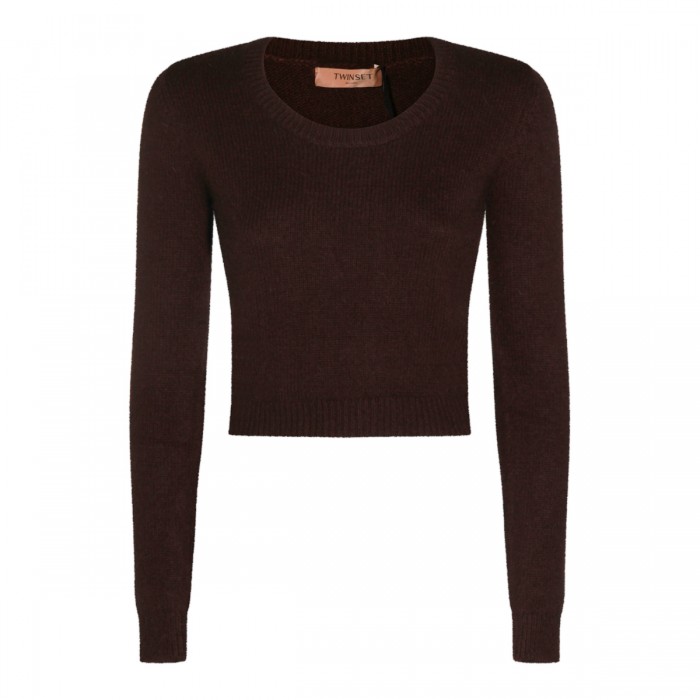BLACK VISCOSE KNITWEAR