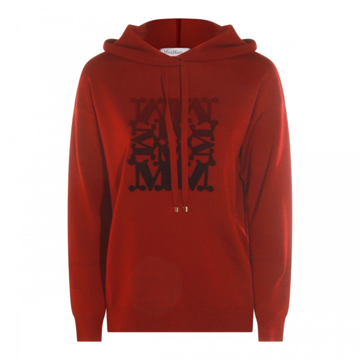 DARK RED WOOL SWEATSHIRT