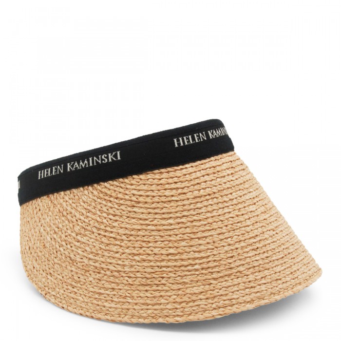 NATURAL BEIGE RAFFIA HAT