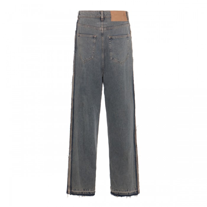 GREY COTTON DENIM JEANS 2