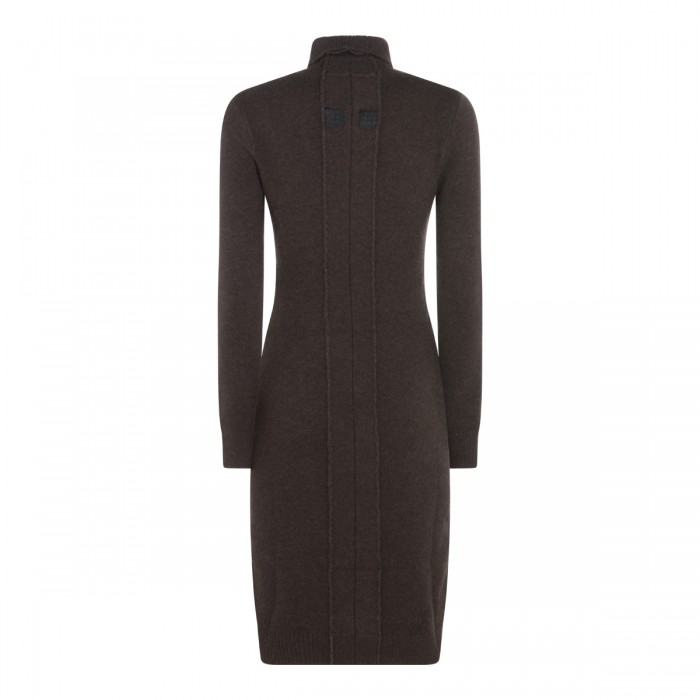 BROWN MIDI DRESS 2