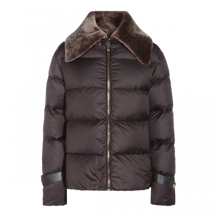 BROWN DOWN JACKET