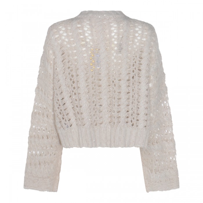 ECRU WOOL SEVERINA KNITWEAR 2