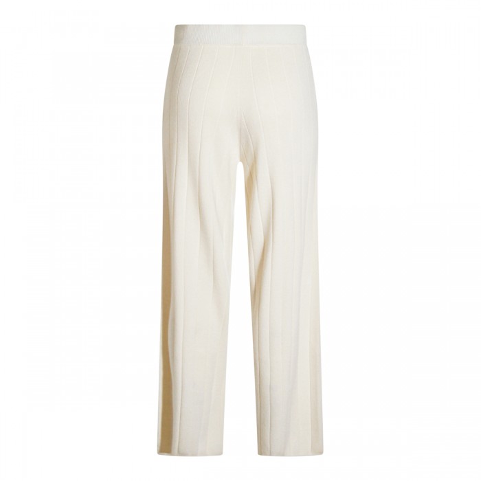 WHITE CASHMERE JARDIN PANTS 2