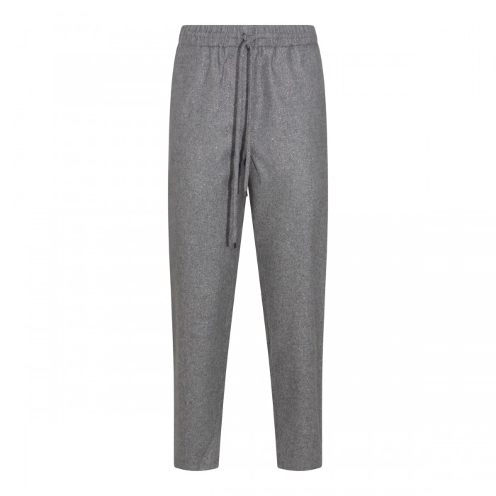 GREY WOOL TARALLUCCIO PANTS