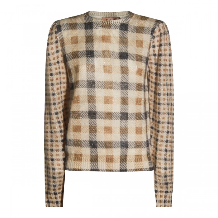 MULTICOLOR CHECK KNITWEAR