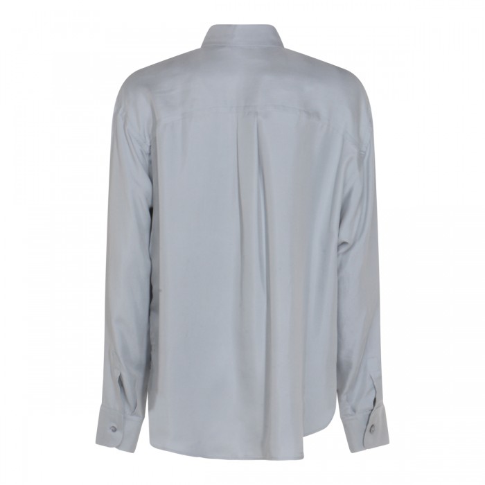 LIGHT BLUE SILK QUIRINO SHIRT 2