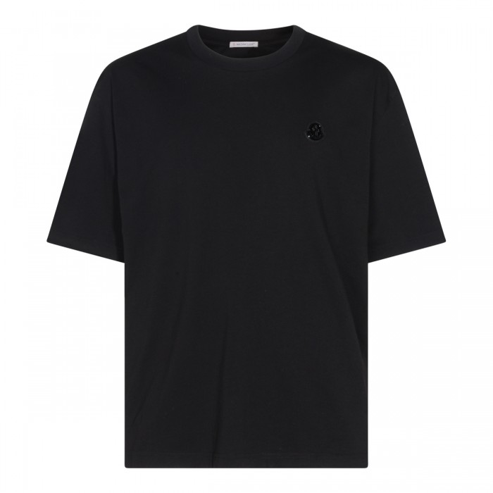 BLACK COTTON T-SHIRT