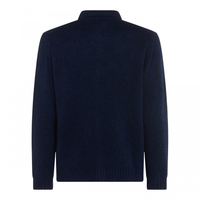 NAVY WOOL KNITWEAR 2