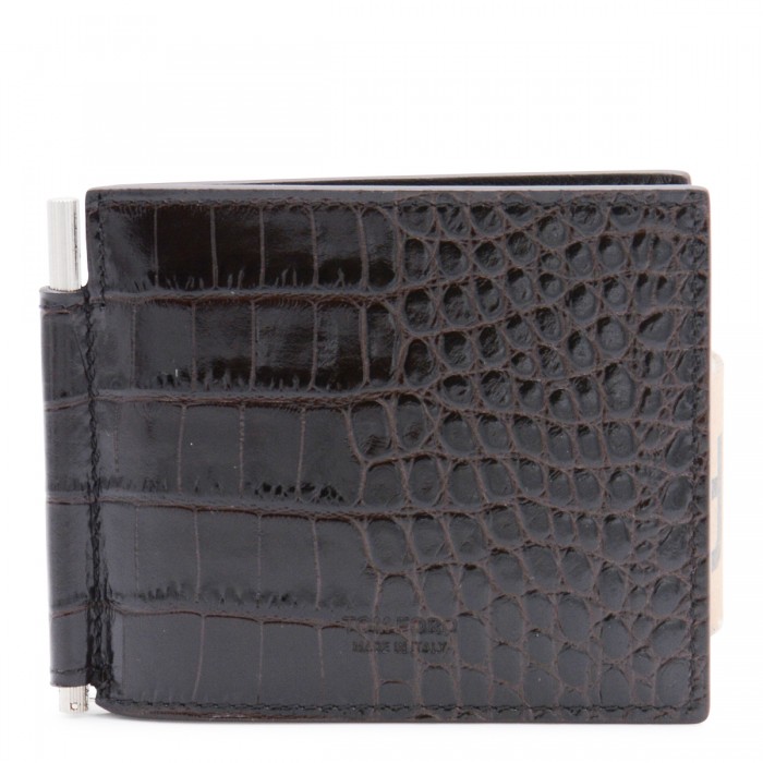 DARK BROWN LEATHER WALLET