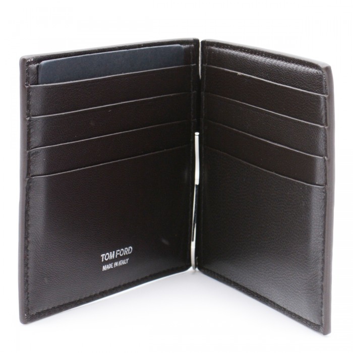 DARK BROWN LEATHER WALLET 2
