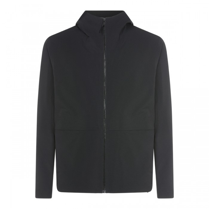 BLACK QAURTIC CASUAL JACKET