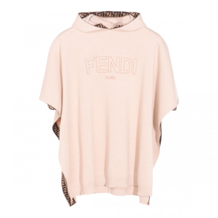 BEIGE WOOL CAPE