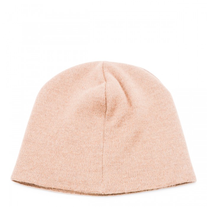 BEIGE WOOL BEANIE 2