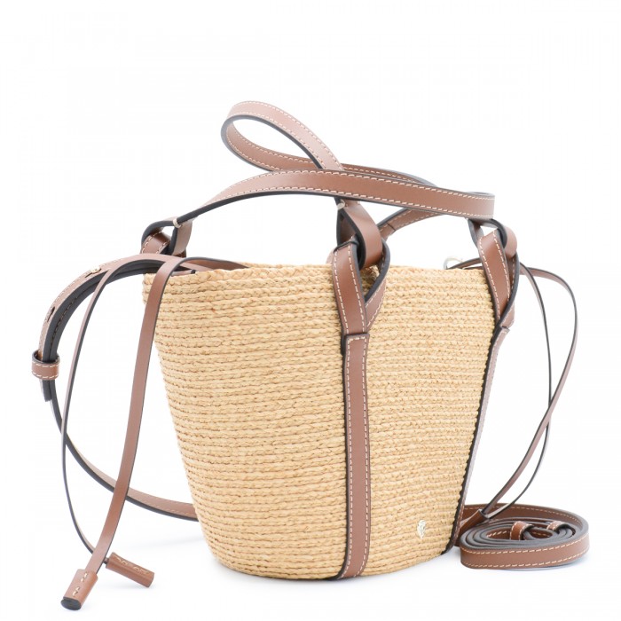 NATURAL RAFFIA SATCHEL 2