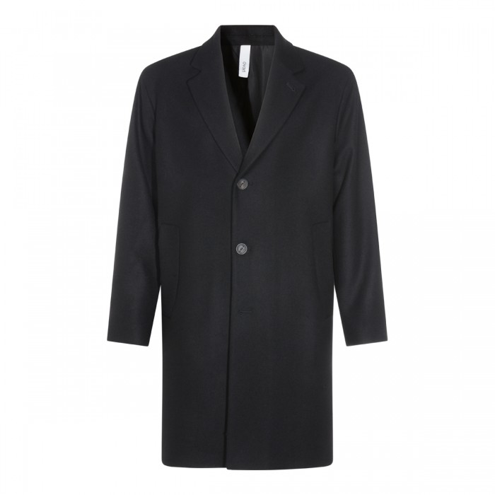 BLACK WOOL COAT