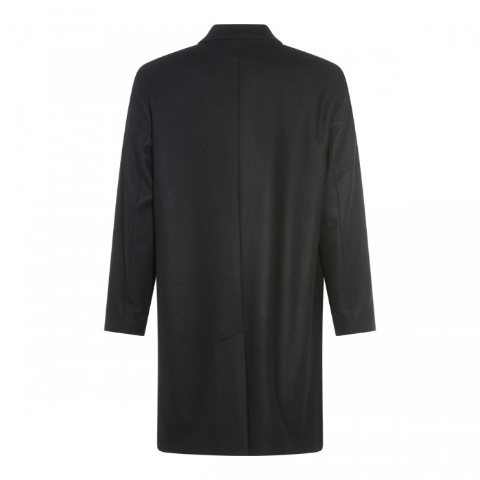 BLACK WOOL COAT 2