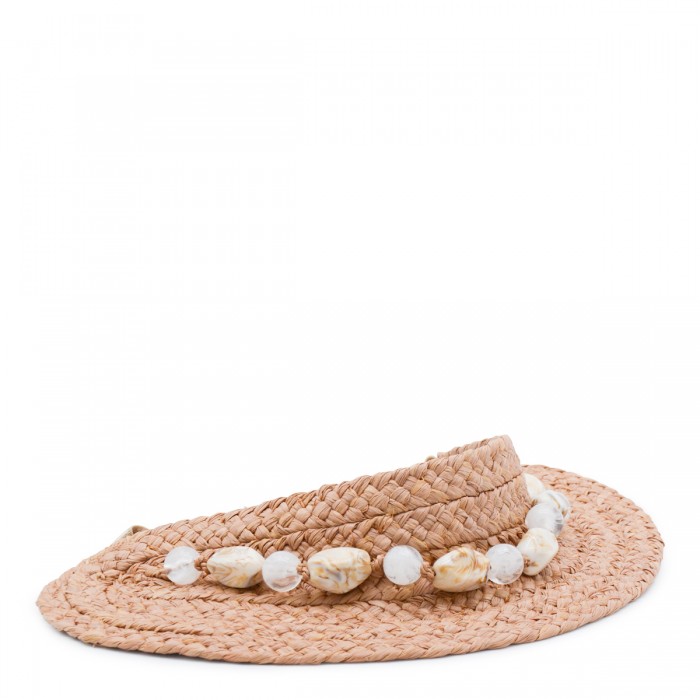 NATURAL RAFFIA NYLA HAT