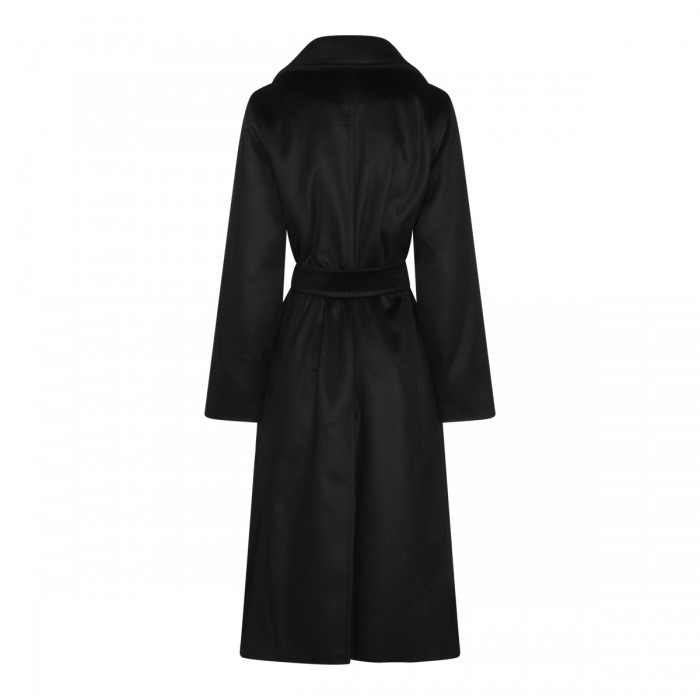 BLACK WOOL MANUELA COAT 2
