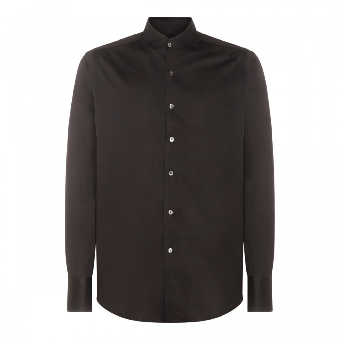 DARK GREY COTTON SHIRT