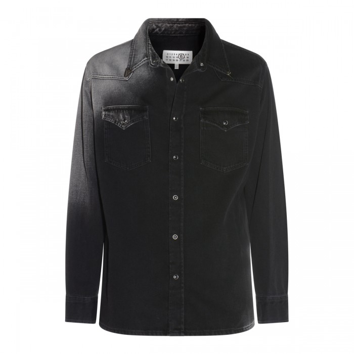 BLACK COTTON SHIRT