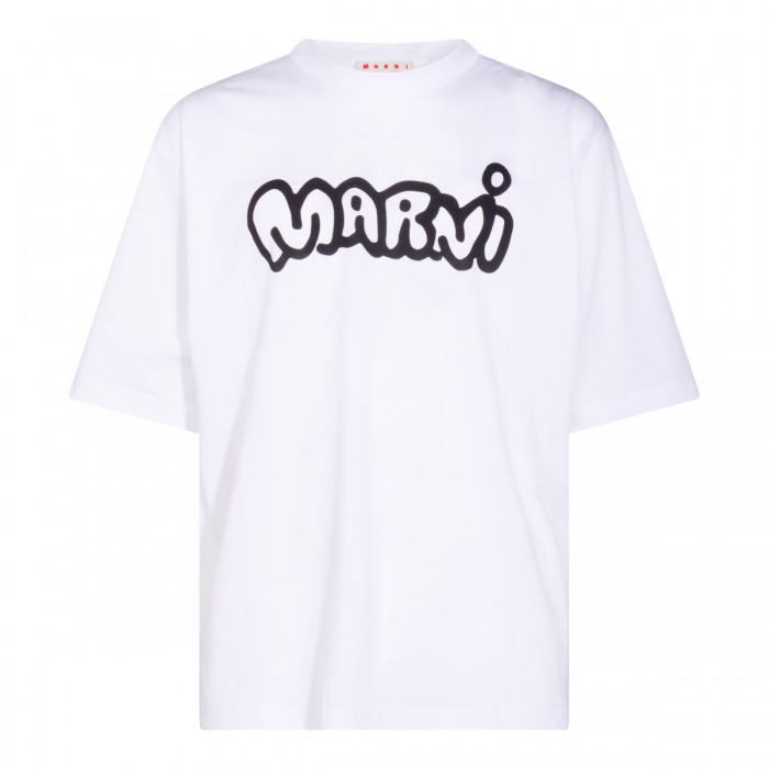 WHITE COTTON T-SHIRT
