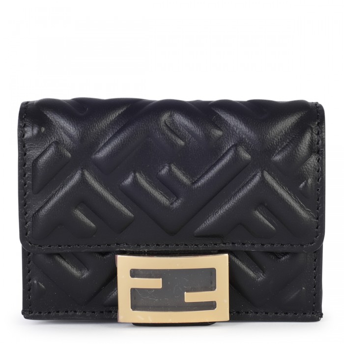 BLACK LEATHER MINI BAG