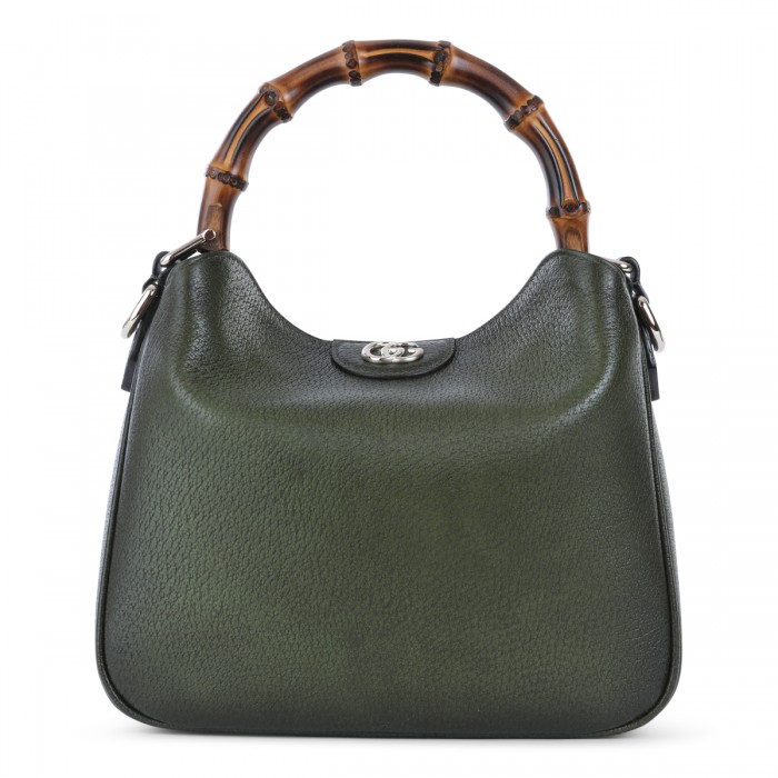GREEN LEATHER DIANA SMALL...