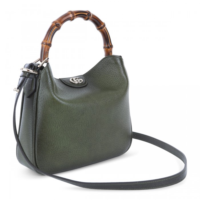 GREEN LEATHER DIANA SMALL... 2