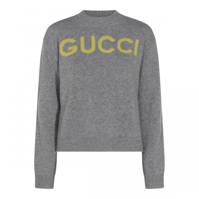 GREY WOOL KNITWEAR