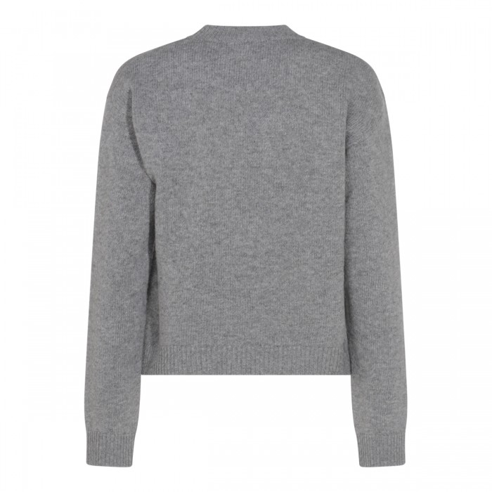 GREY WOOL KNITWEAR 2