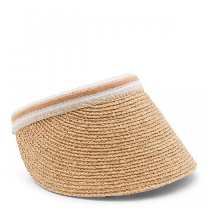 BEIGE RAFFIA HAT