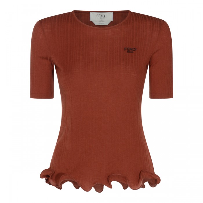 DARK RED WOOL KNITWEAR