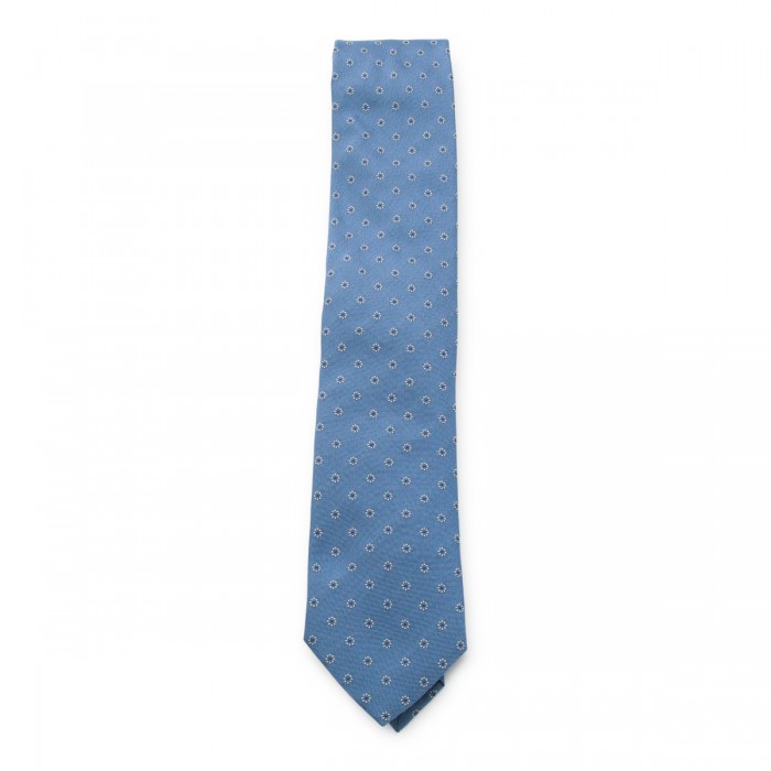 LIGHT BLUE SILK TIE
