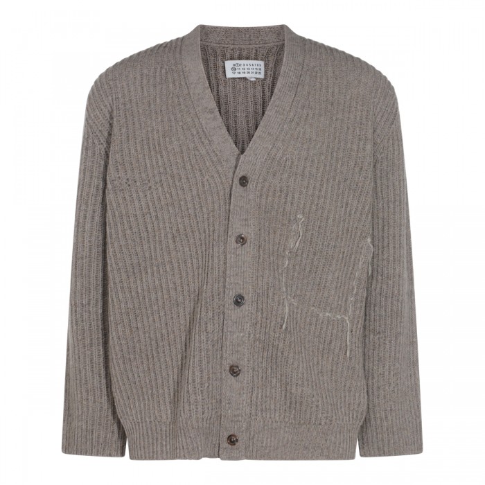 DARK GREY WOOL KNITWEAR