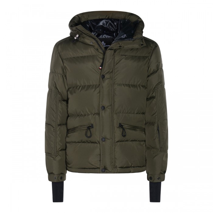 DARK GREEN DOWN JACKET