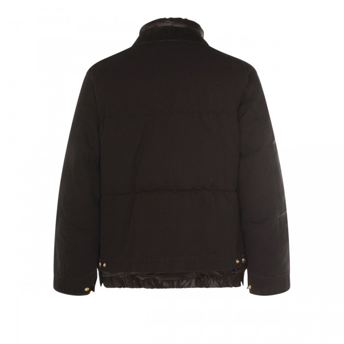 BLACK COTTON DOWN JACKET 2