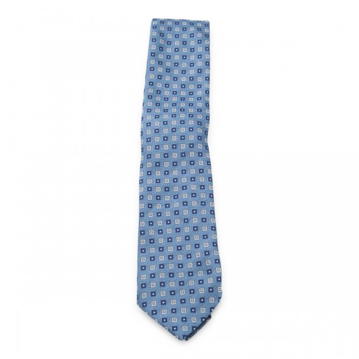 LIGHT BLUE SILK TIE