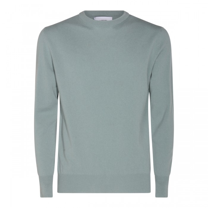 LIGHT BLUE CASHMERE KNITWEAR