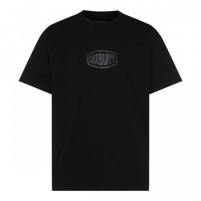 BLACK COTTON T-SHIRT